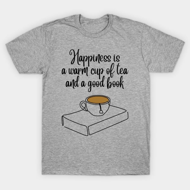 Tea and Books T-Shirt by Geeks With Sundries